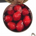 Canned Fruit Red Strawberry in Light/Heavy Syrup 