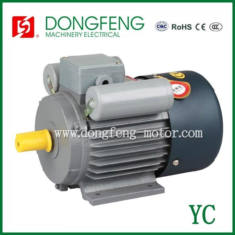  0.75 kw YC/YL Cast Iron Housing Single Phase Motor Electric