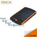 DOCA high capacity 23000 mAh DS23000 solar charger for samsung iphone