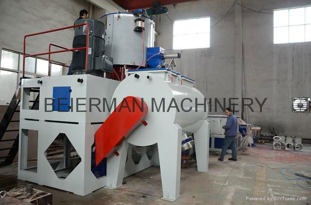 hot and cool PVC mixing machine 4