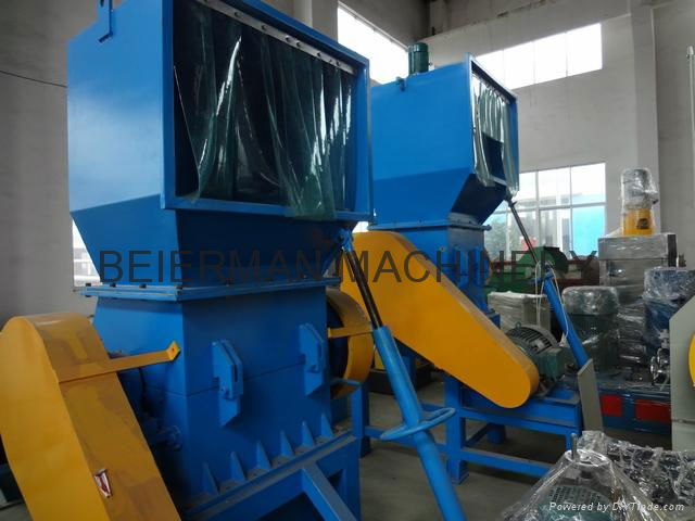 plastic pipe crushing machine