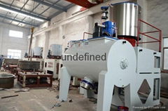 horizontal mixing machine for PVC mixing