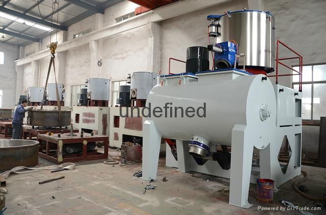 horizontal mixing machine for PVC mixing 4