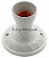 E27/B22 plastic lamp holder 1