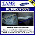 RC1005J750CS - SAMSUNG - THICK-FILM CHIP RESISTOR 1