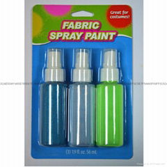 3pcs 2OZ glitter spray fabric paint