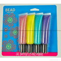 4pcs 25ml primary bead fabric paint 1