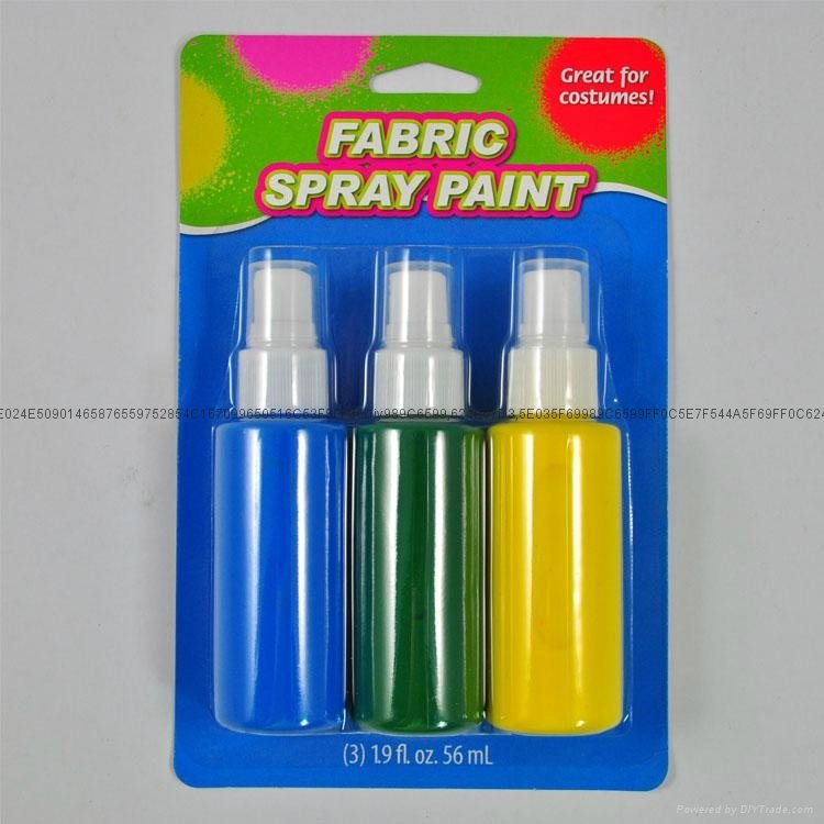 3pcs 2OZprimary spray fabric paint