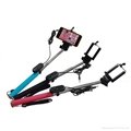 Extendable Wire cable control selfie stick 5