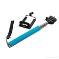 Extendable Wire cable control selfie stick 3