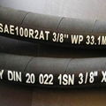 Two Wire Braid Rubber Hose SAE 100R2 AT