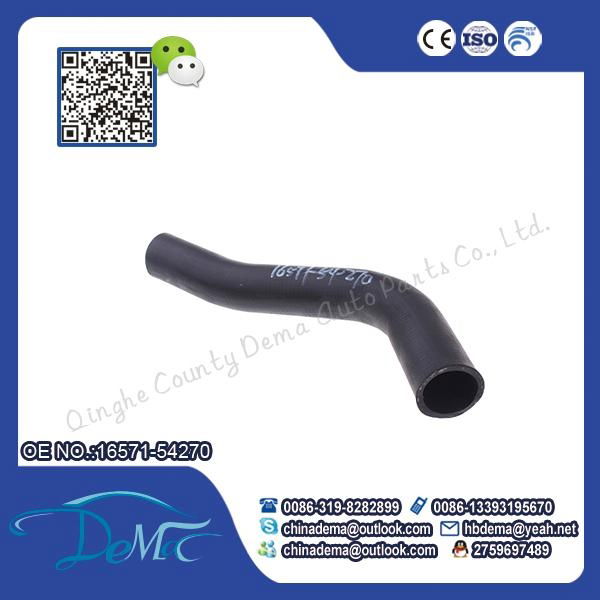 black radiator hose