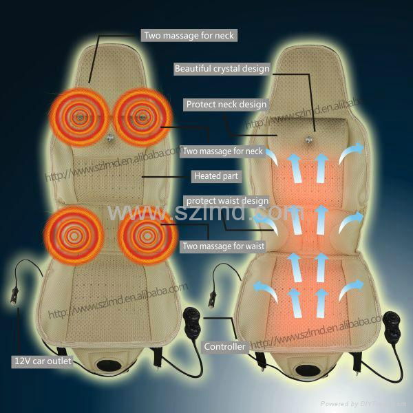 2014 New Product Cooling & Heating Car Massaging Seat Cushion 2