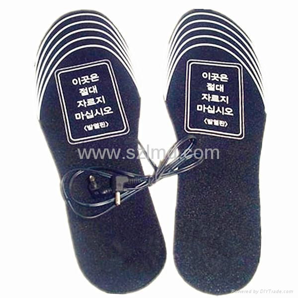 Electric battery heating shoes insoles 4