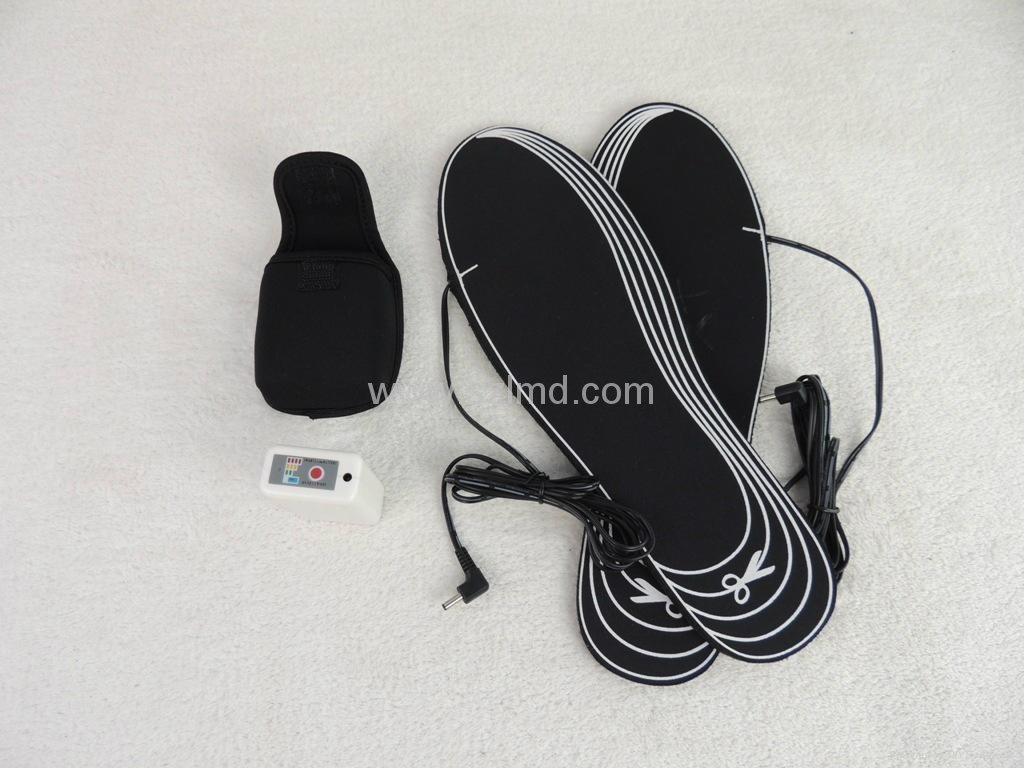 Electric battery heating shoes insoles