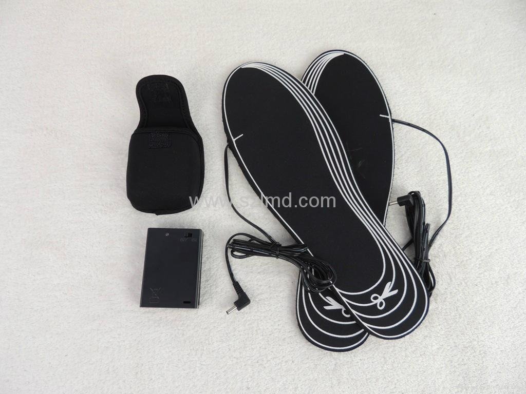Electric battery heating shoes insoles 2