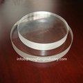Round glass disc diameter 20 thickness 2.5 cm 1