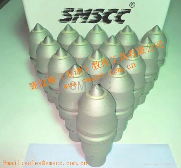 carbide tip conical coal mining bits for road header 1