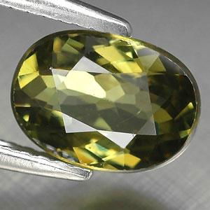 1.95 Ct Superb Luster Green Namibian Demantoid Garnet With GLC Certify