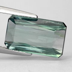 5.6 Ct. Outstanding Luster Blue Green Tourmaline with Glc Certificate