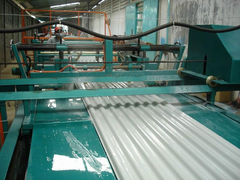 FRP gel coat sheet machine 3