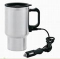 Chargeable stainless steel travel mug