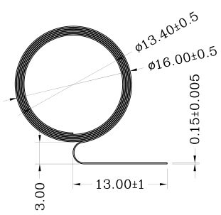 stainless steel motor constant force spring 3