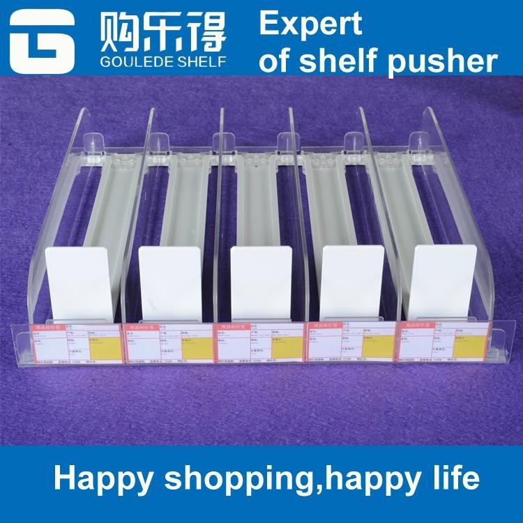 with power spring cigarette auto feed shelf pusher 