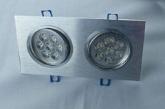 2*3W LED Recessed Down Ceiling Light