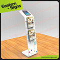 Banner Covering Aluminum Leaflets Display Holder 1