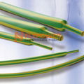 Yellow & Green Striped Flexible Flame Retardant Heat Shrink Tubing