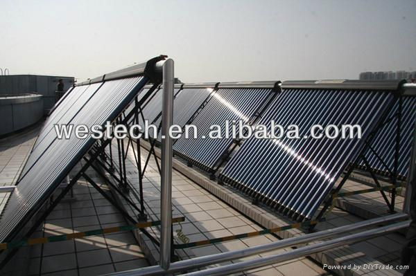 Westech pressurized system high temperatur solar collector 