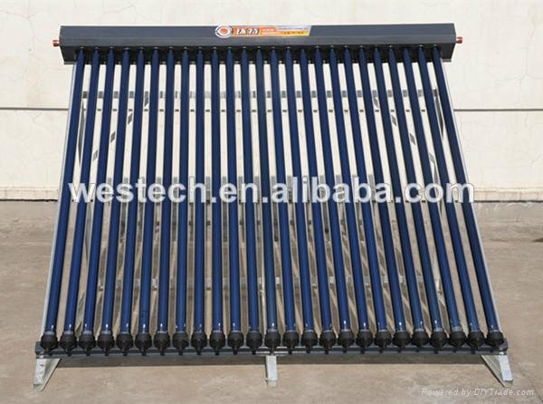 Westech High Quality Heapt Pipe Solar Collector vacuum tube solar collector 2