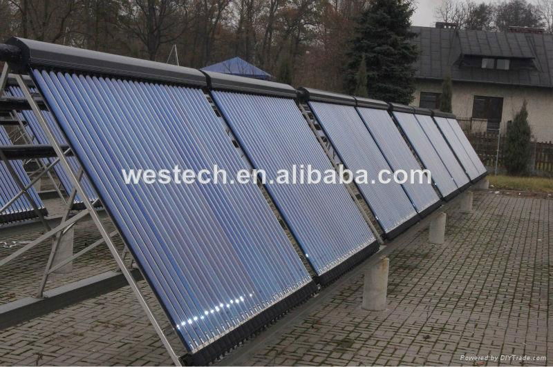 Westech High Quality Heapt Pipe Solar Collector vacuum tube solar collector 4