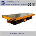 Chinese manufacturers high efficiency electric flat rail car for industrial tran 3