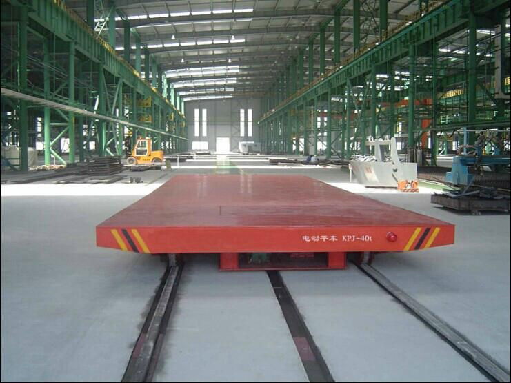 Chinese manufacturers high efficiency electric flat rail car for industrial tran 4