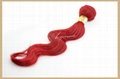  Queen Hair brazilian virgin human hair 14to30 inch red  body Wave 3