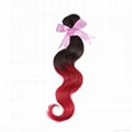 2014 New 5A Grade Free Shipping 2 tone colors Virgin Brazilian Human Hair Extens