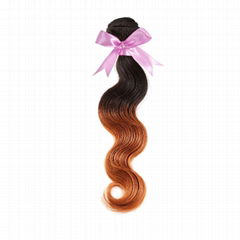 Brazilian Human HairFree Shipping 3 tone