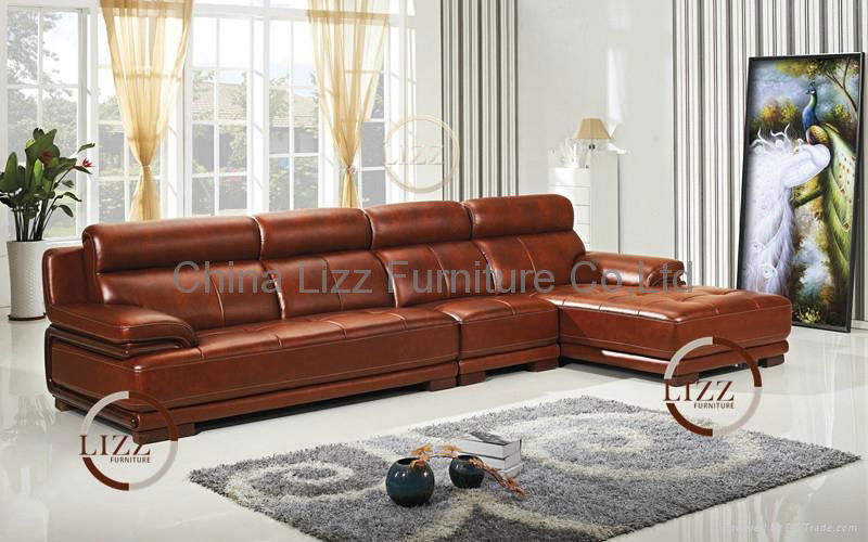 Living Room Sofa Leather Sofa L.P2808 3