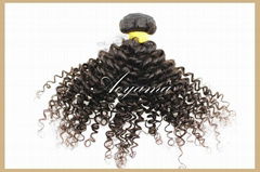 FREE SHIPPING WHOLESALE Curl Wavy Hair Weaving Brazilian Human Hair Extensions