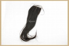 Straight Texture Hair Best Quality Virgin Human Hair Natural Color Lace Closure