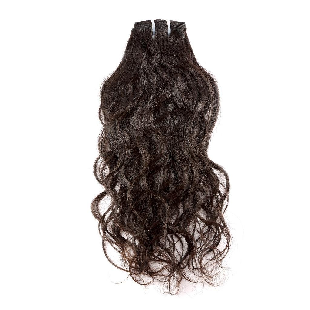 Queen Hair Products 3pcs Brazilian Virgin Hair Natural Wavy Human Hair