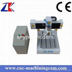 Mini desktop printed circuited board cnc router ZK-3030(300*300*80mm)