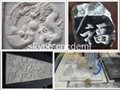 4th axies servo engraving cnc router  stone ZK-1325(1300*2500*500mm) 4