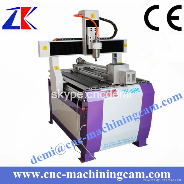 Mini wood cnc router for wood metal stone  ZK-6090 (600*900*120mm)