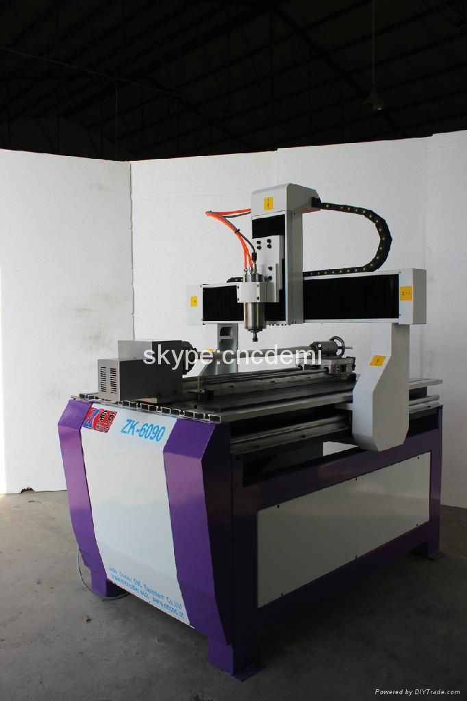 Mini wood cnc router for wood metal stone  ZK-6090 (600*900*120mm) 3