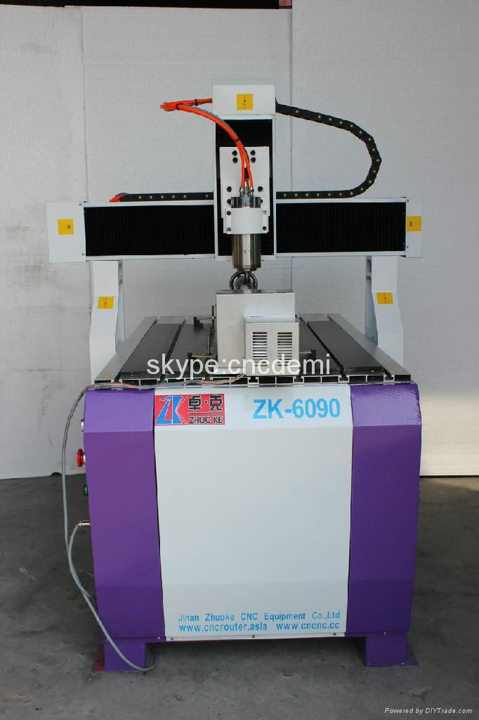 Mini wood cnc router for wood metal stone  ZK-6090 (600*900*120mm) 5
