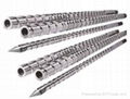 bimetallic single screw and barrel for