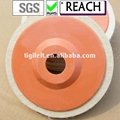 wool Poling discs with plastic cap 3